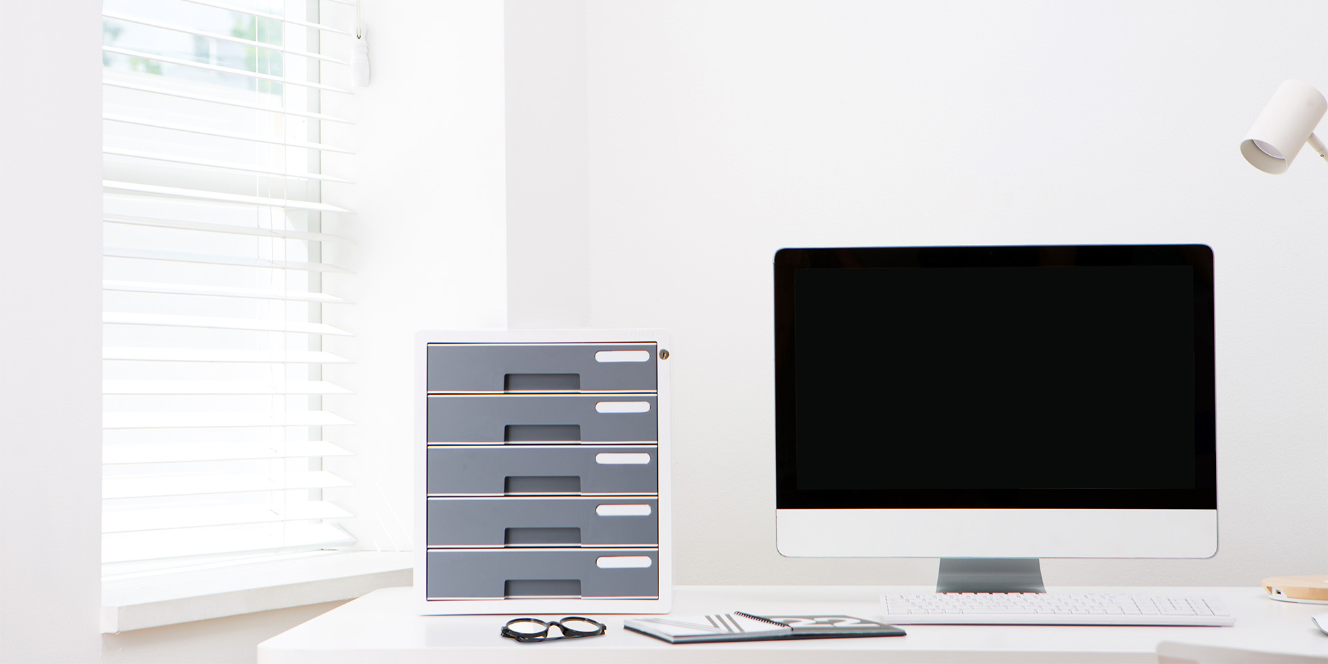 五層彩色有鎖文件櫃：圖片 2